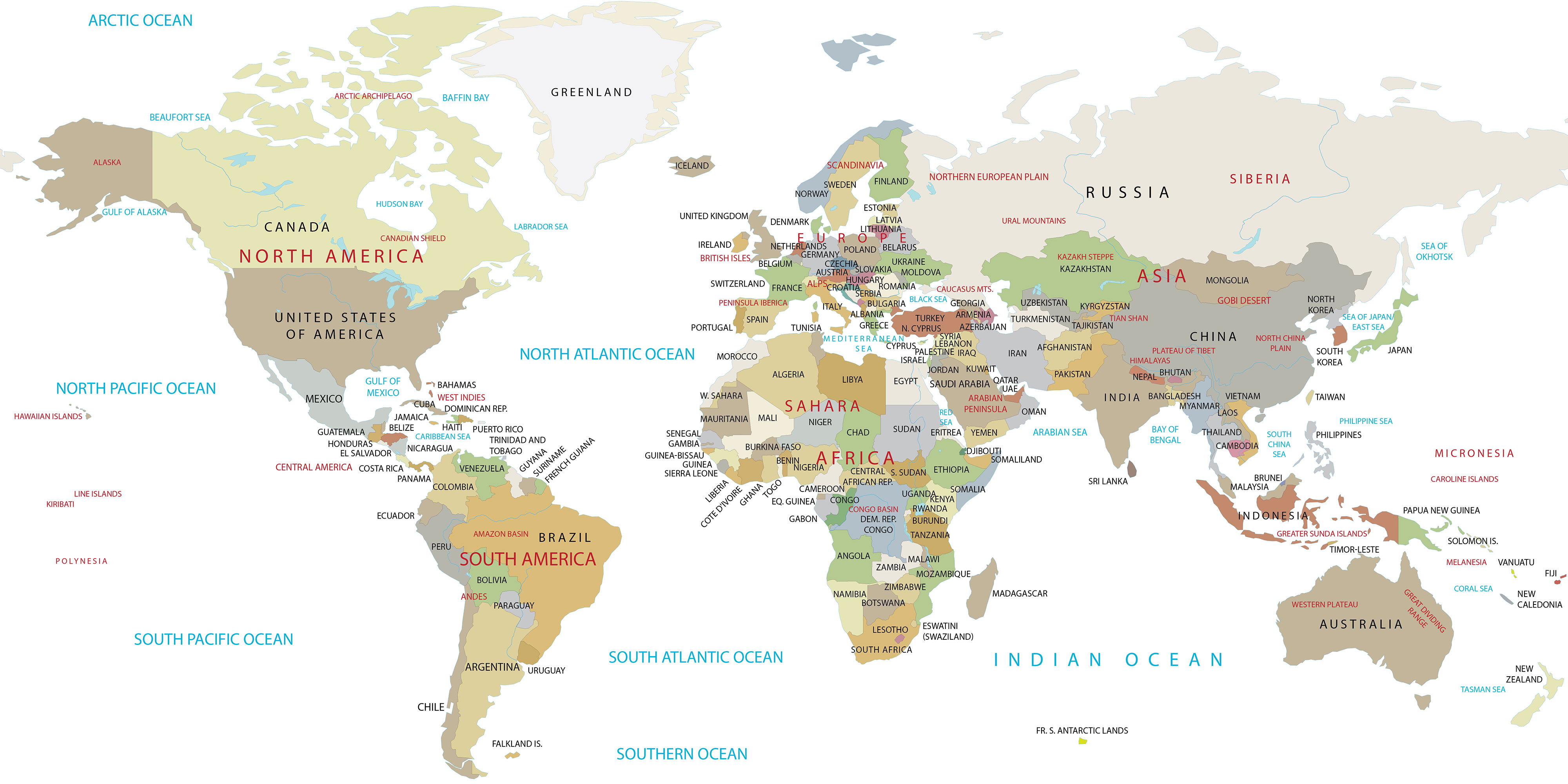 World Map - Xeco Equity Healthcare Impact